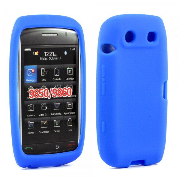 Wholesale BlackBerry Torch 9850 9860 Silicon Soft Case (Blue)